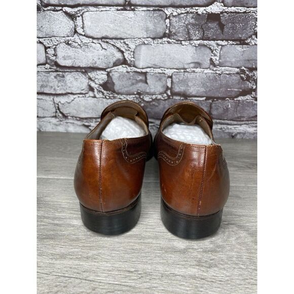 Bally Satolas Brown Leather Wingtip Tassel Loafer Dress Shoes Men Sz 10M US/43EU main image 5